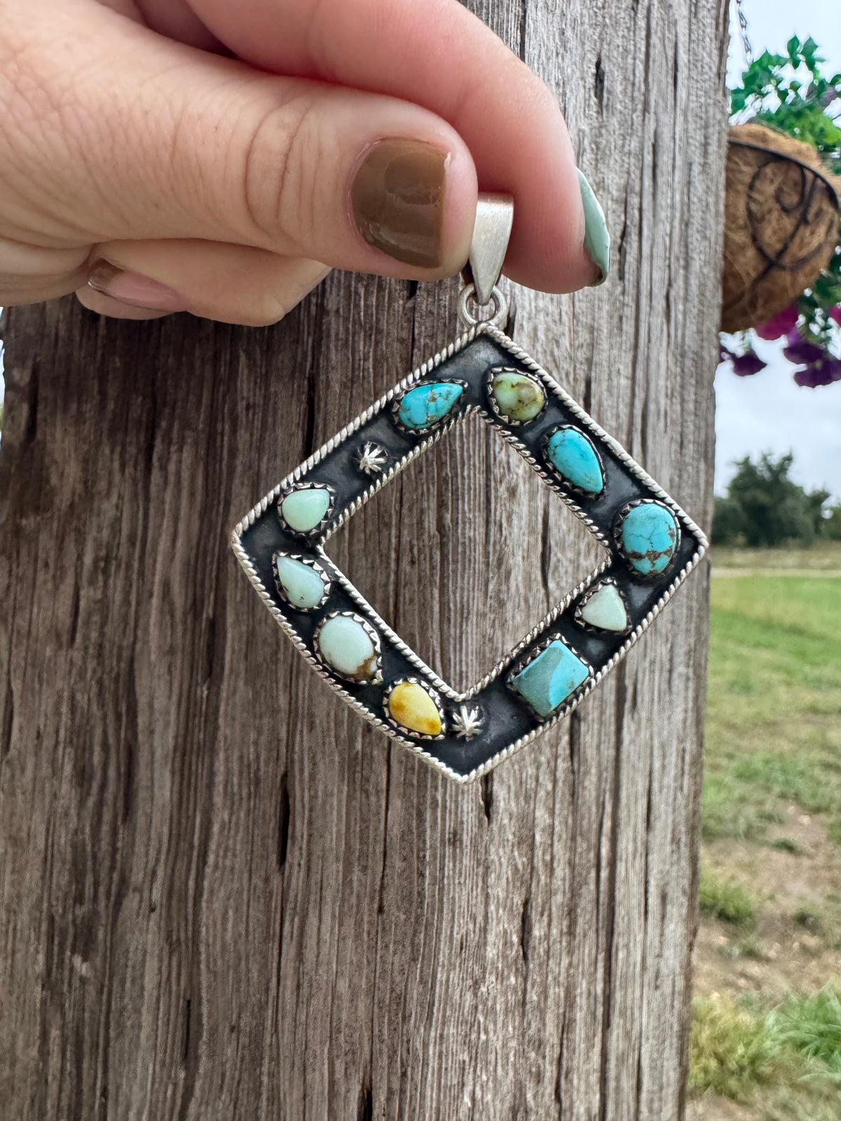 Muti Stone Pendant