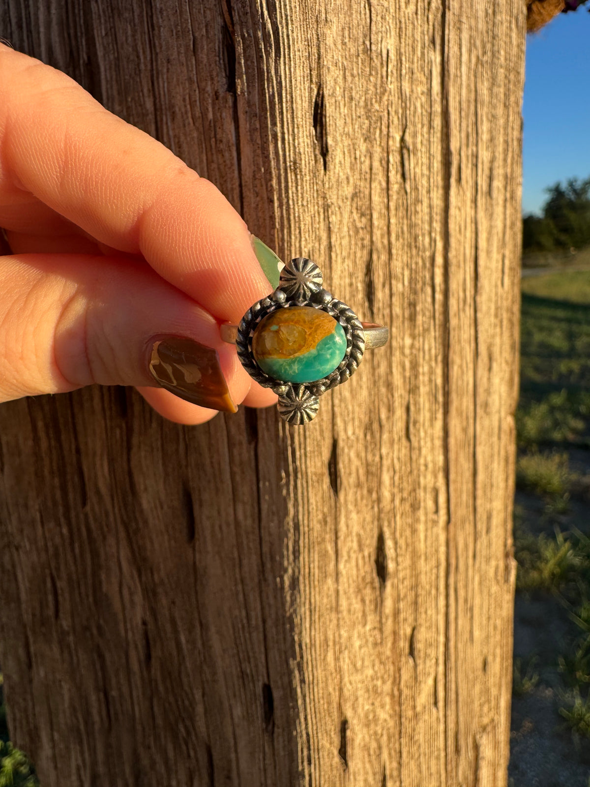 Turquoise Adjustable Ring