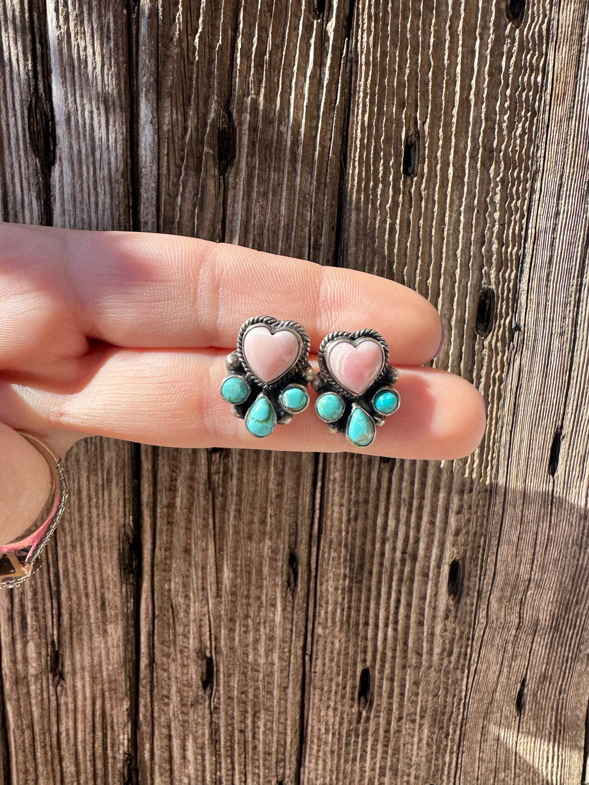 Heart Cluster Earrings