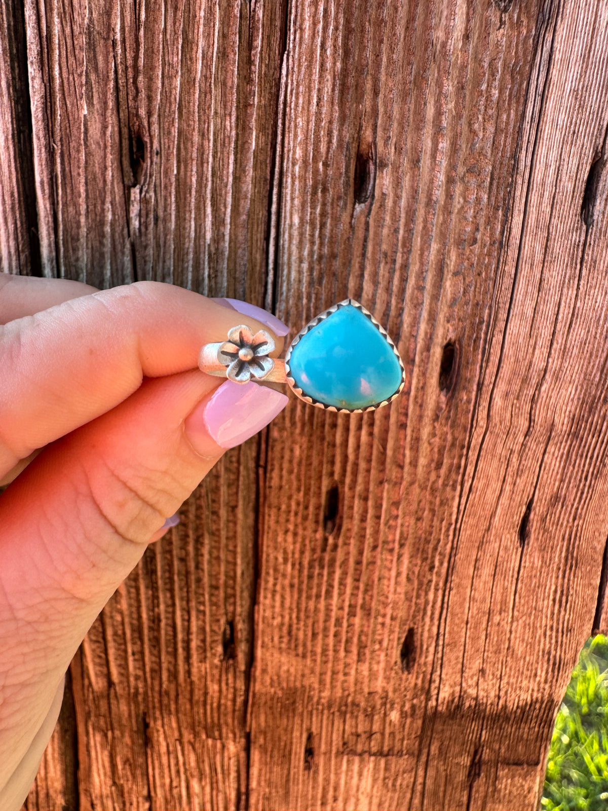 Kingman Flower Ring -Adjustable
