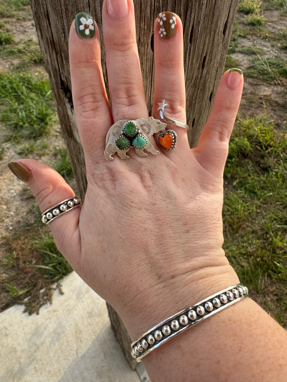 Bear Adjustable Sonoran Gold Ring