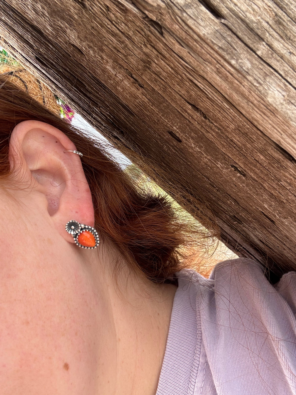 Spiny Flower Studs