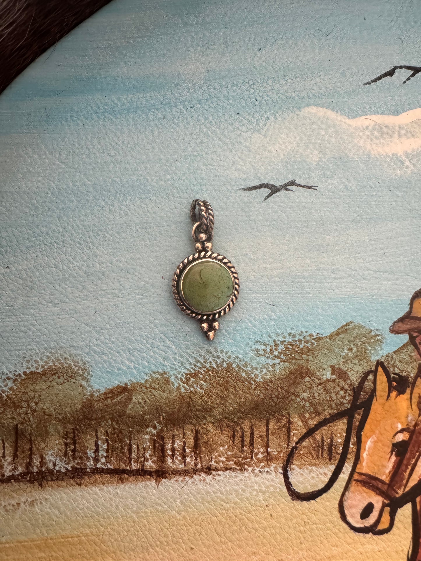 Dainty Turquoise Pendant