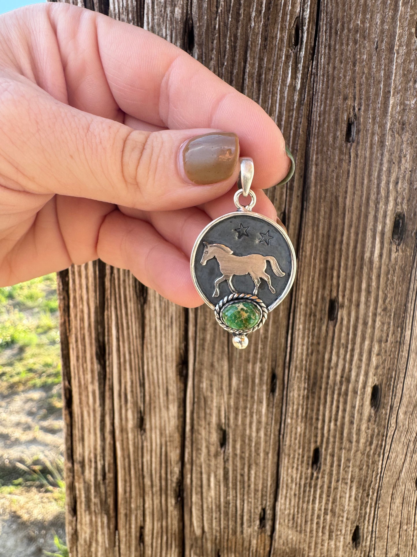 Sonoran Gold Horse Pendant