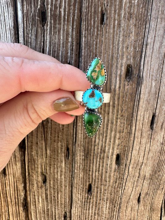 Sonoran Gold Turquoise Ring -Adjustable