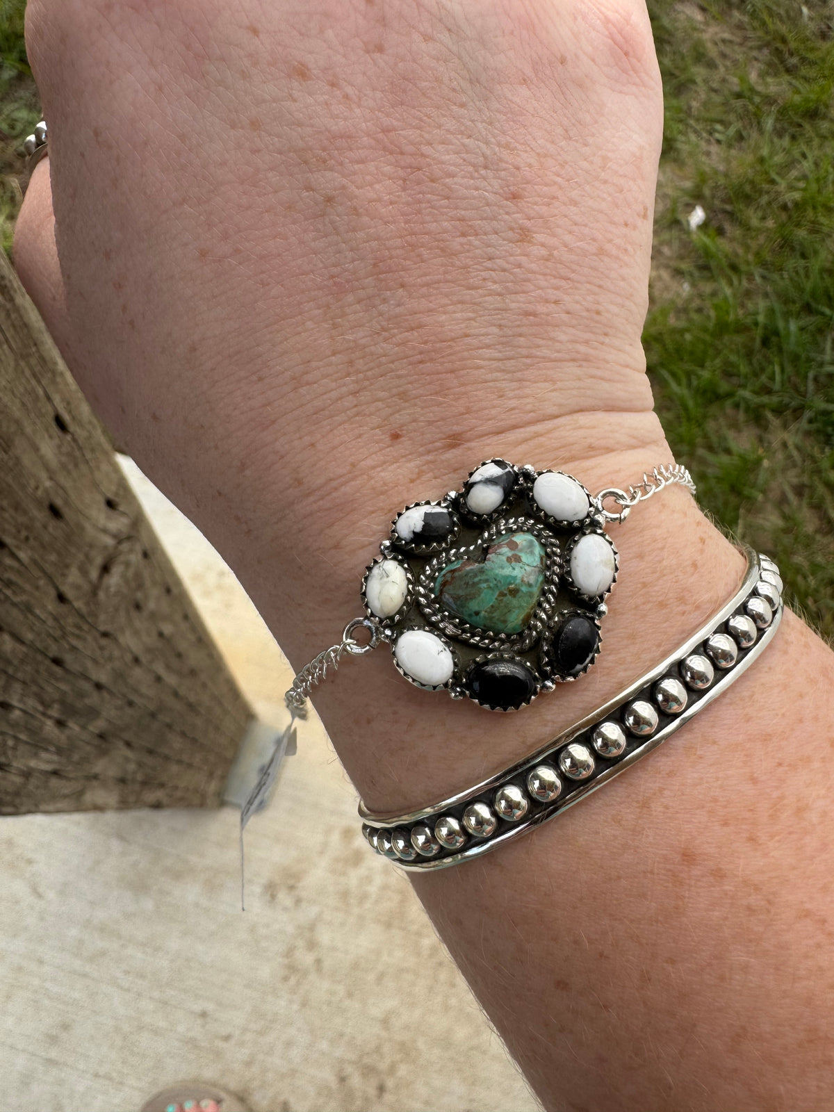 Cripple Creek & White Buffalo Bracelet