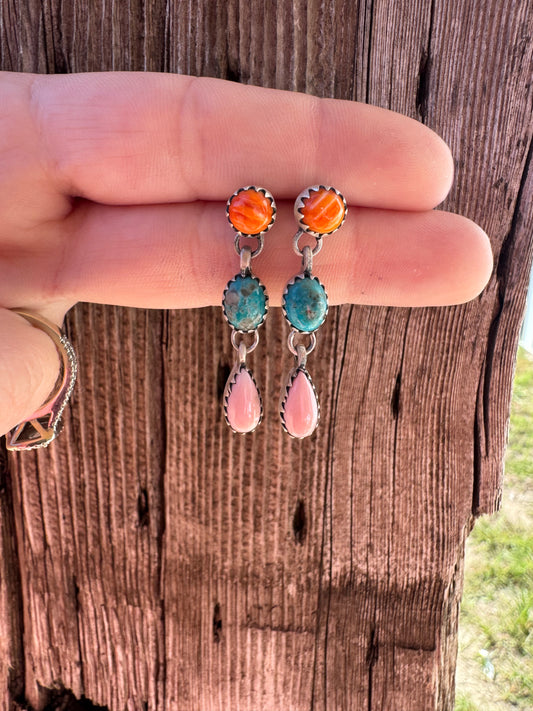 Muti Stone Dangles