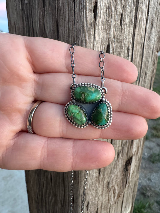 Sonoran Gold Cluster Necklace