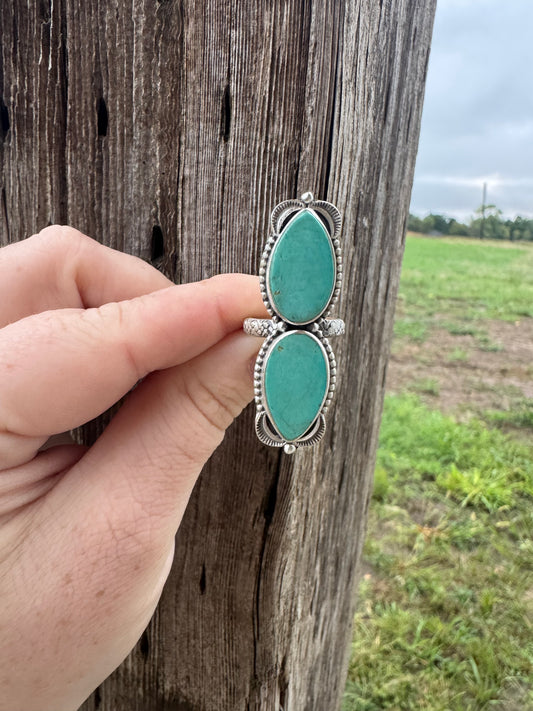 Turquoise Ring -Adjustable