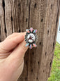 Opal & Wild Horse Adjustable Ring