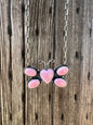 Pink Conch Butterfly Necklace
