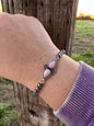 Double Stone Pink Conch Stretchy Pearls