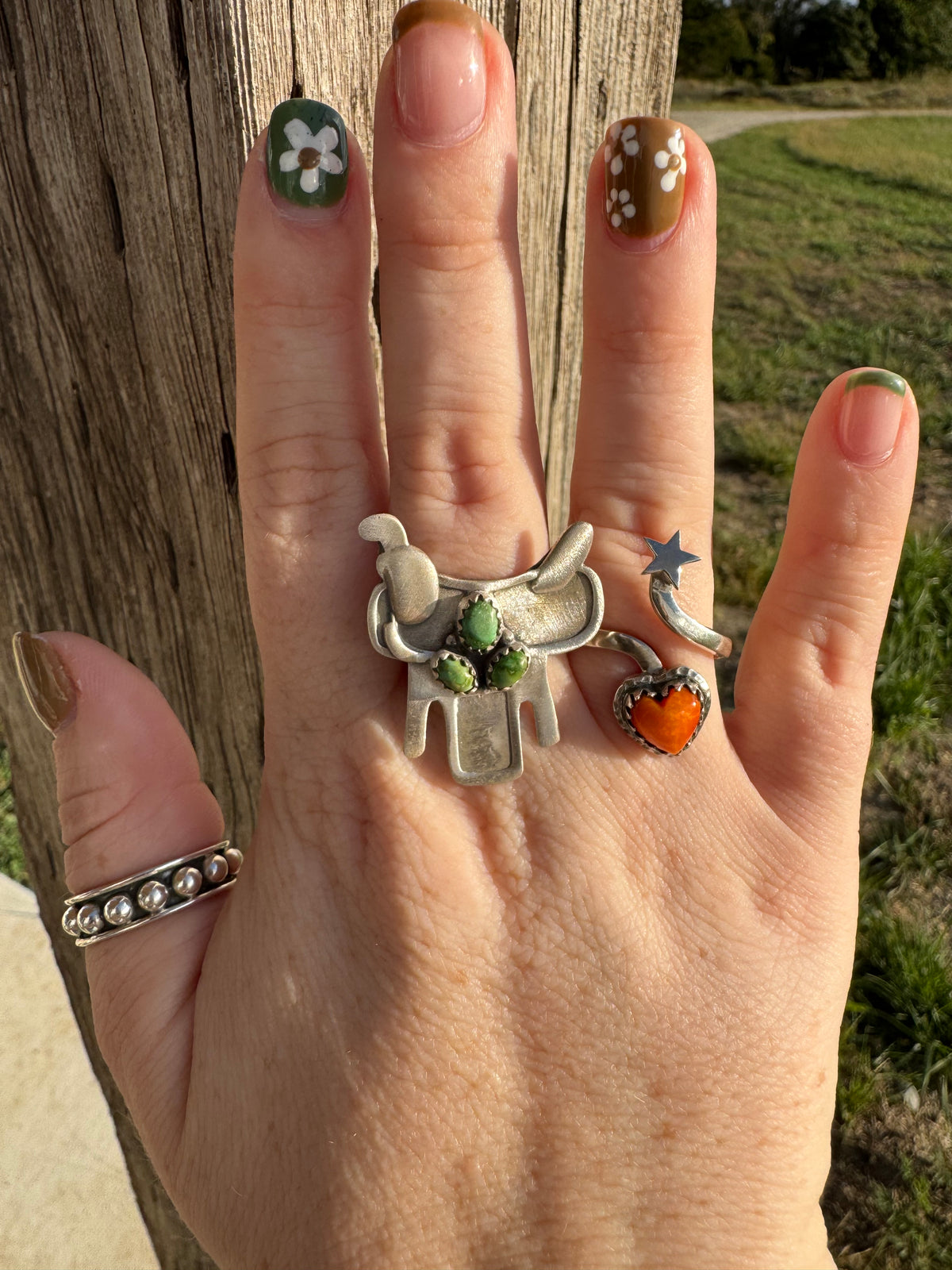 Saddle Ring Adjustable Sonoran Gold