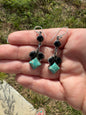 Black Onyx & Turquoise Dangles