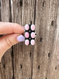 Size 7 Pink Conch Bar Ring