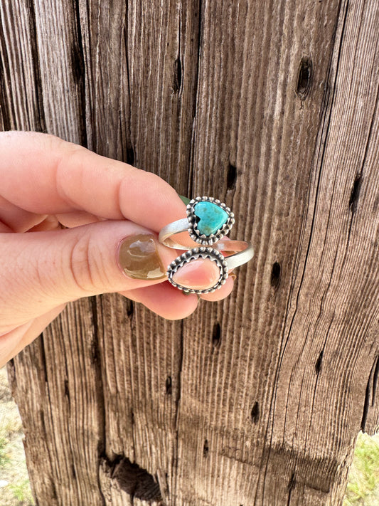2 Stone Ring -Adjustable