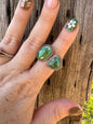 Sonoran Gold 2 Stone Ring -Adjustable