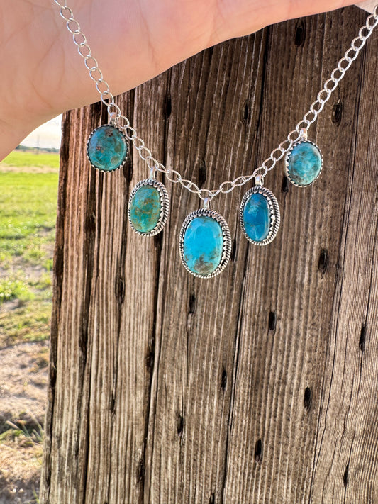 Turquoise Charm Necklace