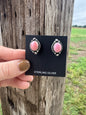 Pink Conch Studs