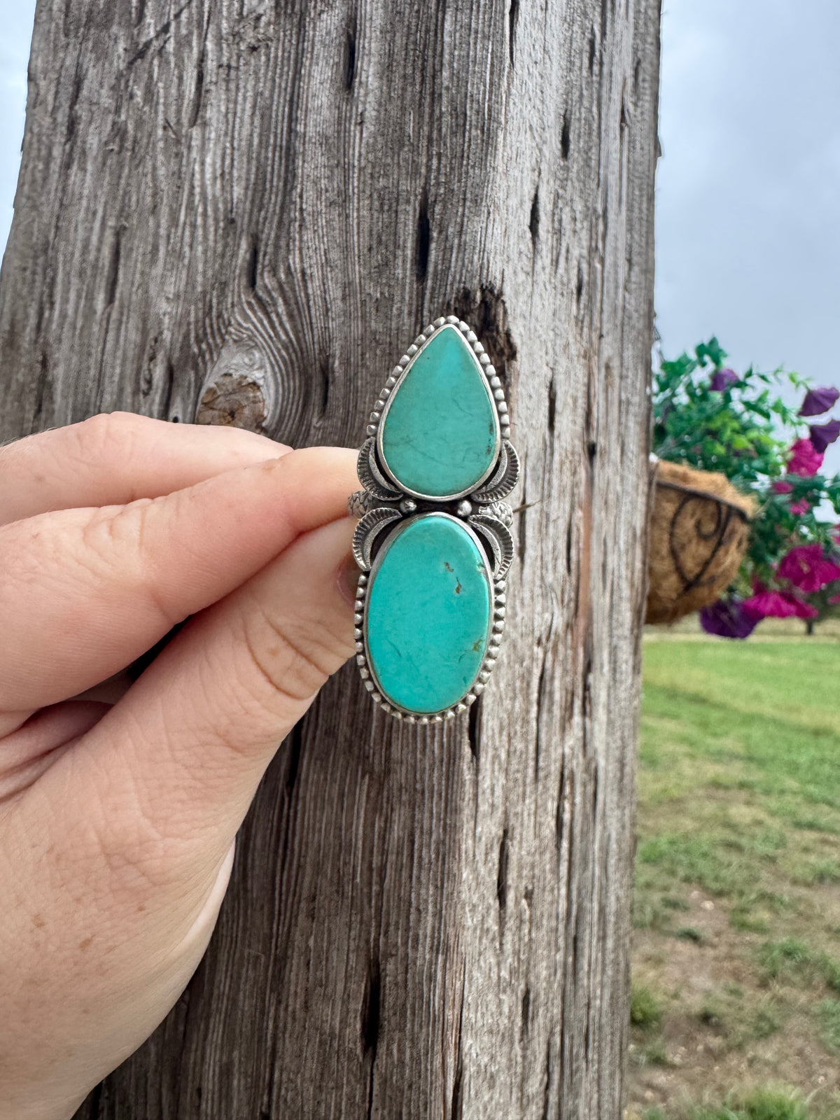 Turquoise Ring -Adjustable