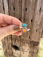 2 Stone Ring Adjustable