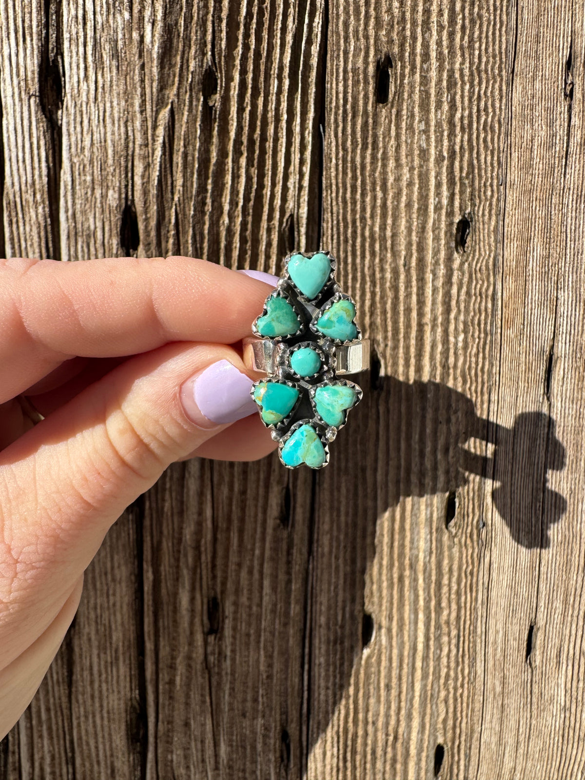 Hearts Adjustable Ring