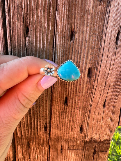 Kingman Flower Ring -Adjustable