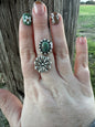 Cripple Creek Turquoise Adjustable Ring