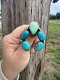 Paloma & Turquoise Adjustable Naja Ring