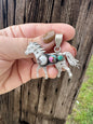 Muti Stone Horse Pendant