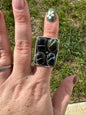 Black Jack Ring -Adjustable