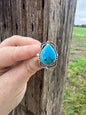 Kingman Turquoise Adjustable Ring