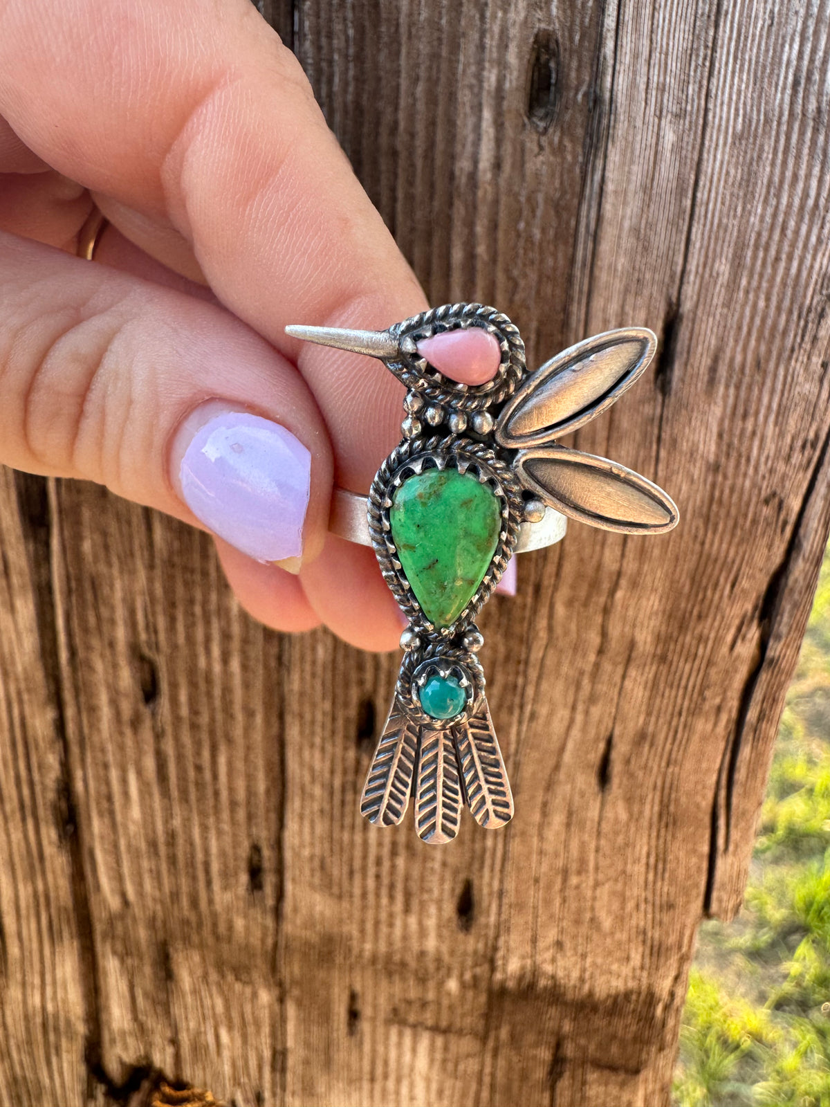 Adjustable Humming Bird Ring