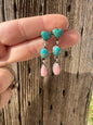 Heart Dangles With Pink Conch