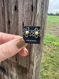Palomino Flower Studs