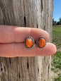 Orange Spiny Studs