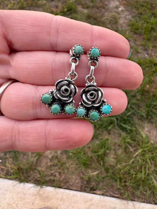 Rose Dangle Earrings