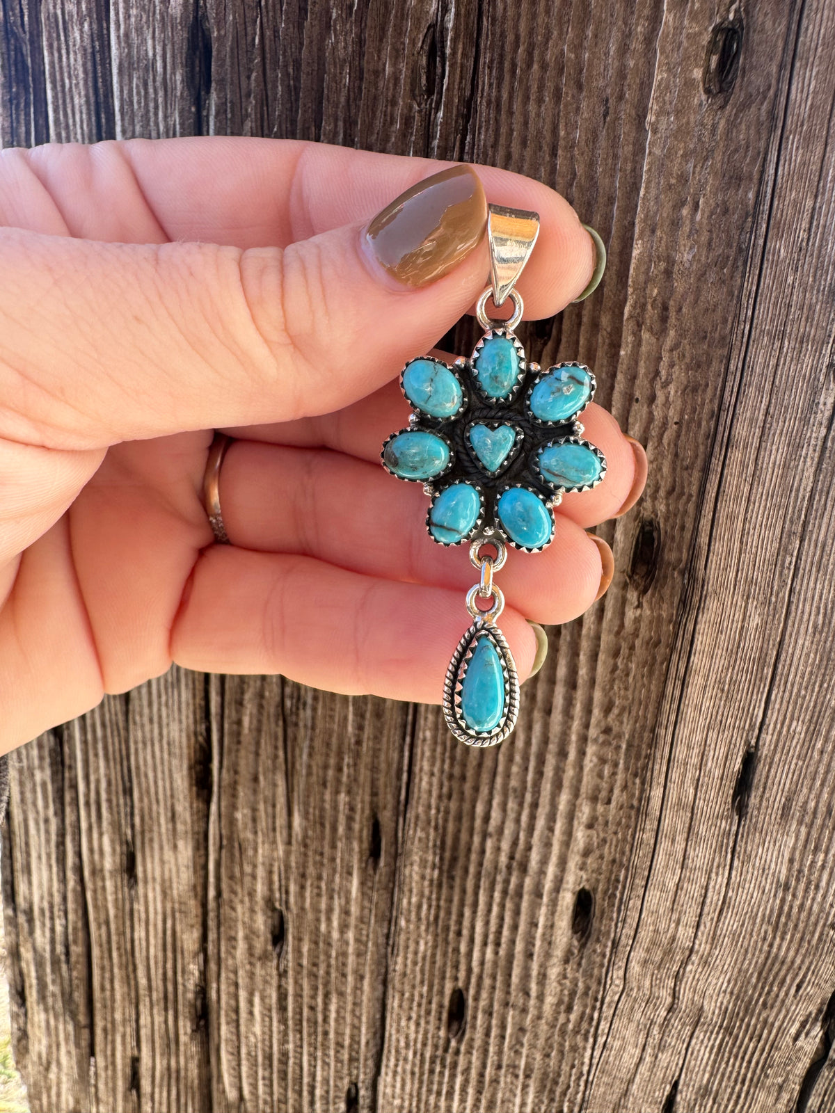 Kingman Dangle Cluster Pendant