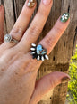 Golden Hills Heart Ring -Adjustable