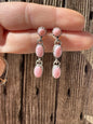Pink Conch Dangles