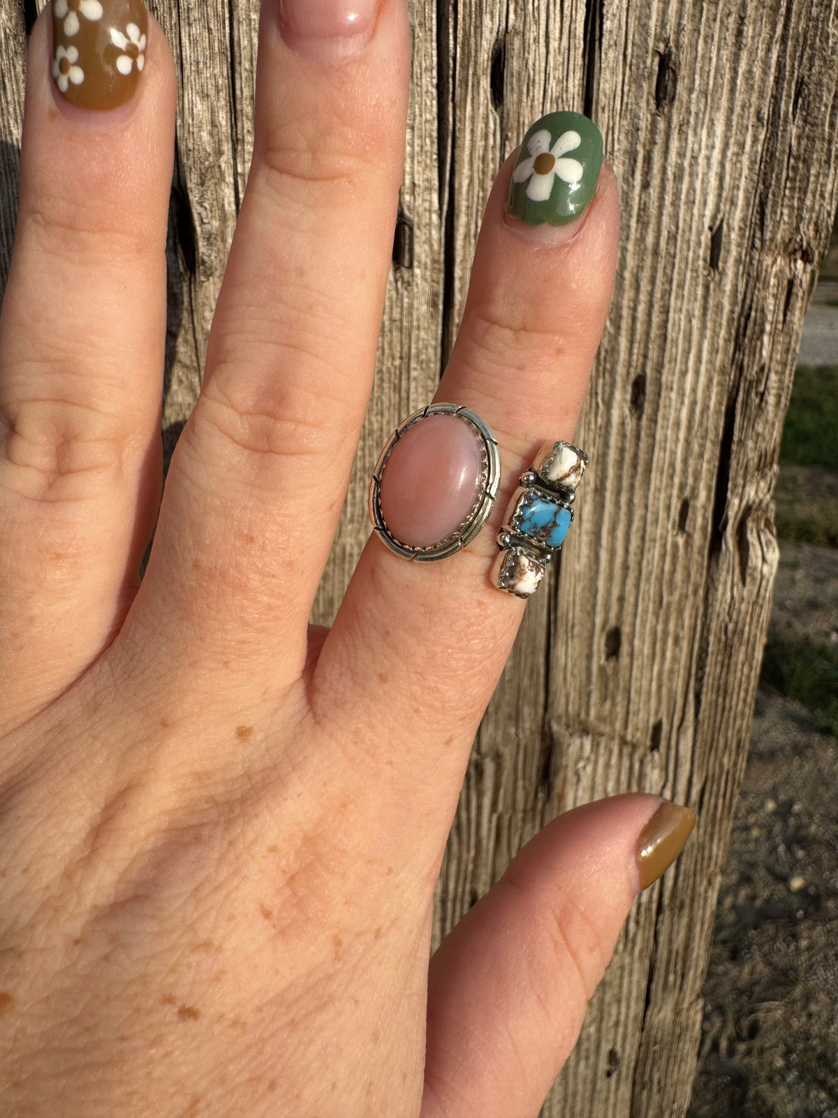 Muti Stone Ring -Adjustable