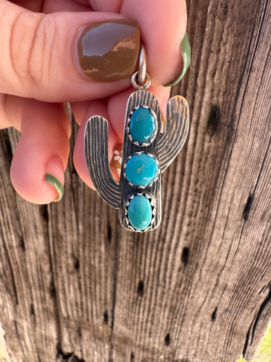 Cactus Pendant #3