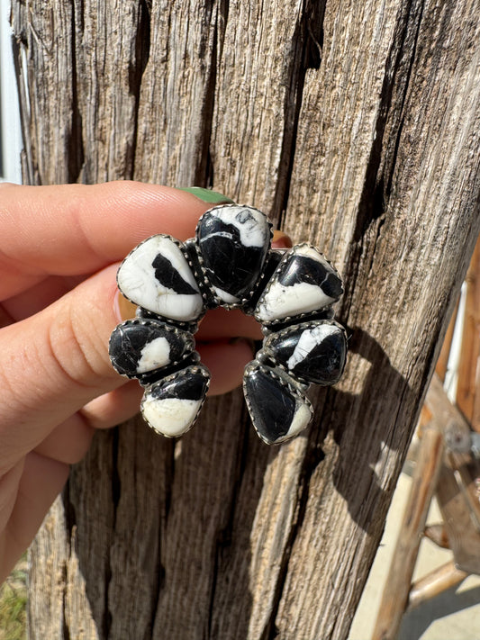 White Buffalo Naja Ring -Adjustable