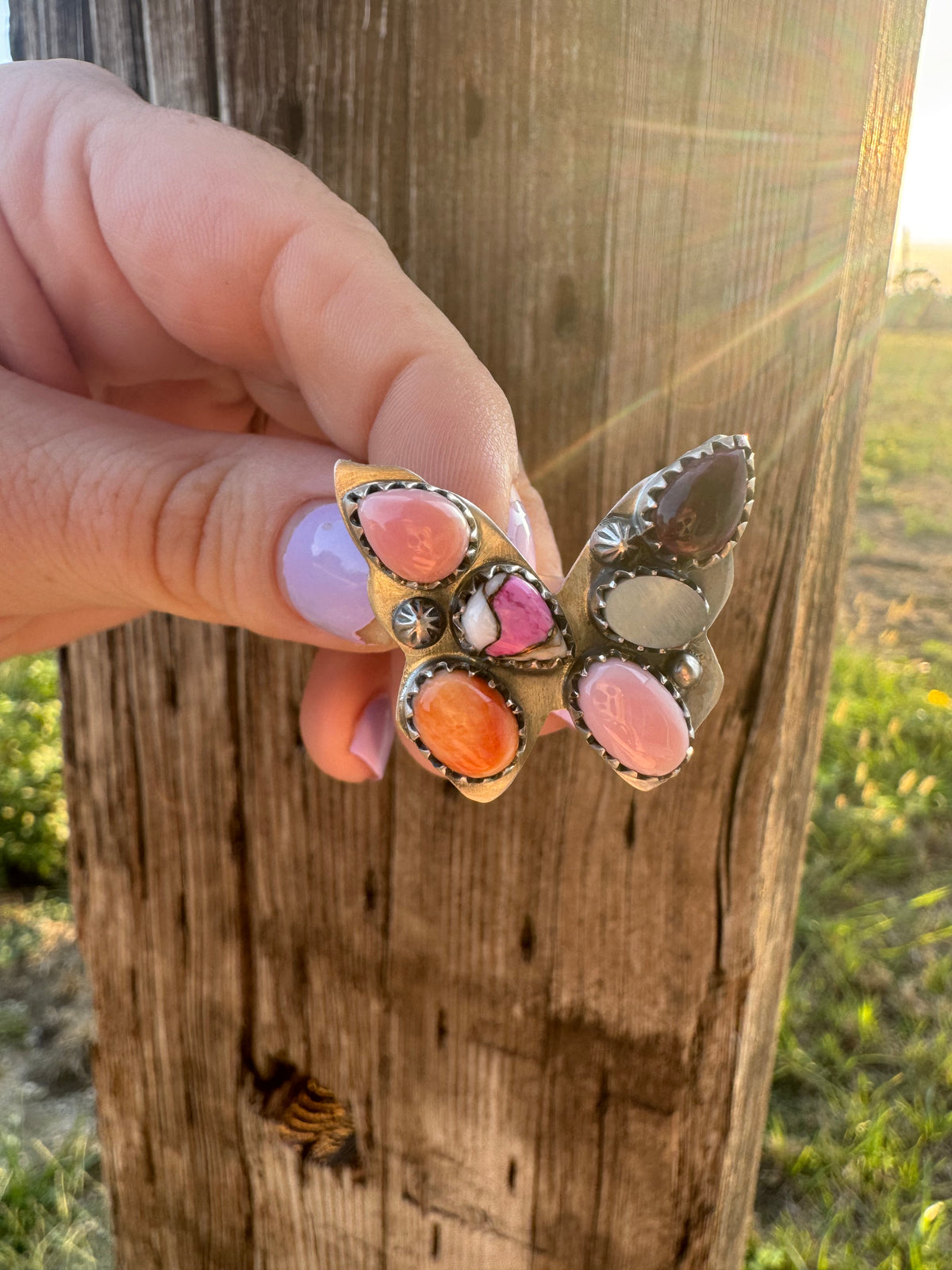 Adjustable Butterfly Ring