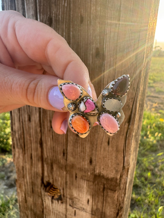 Adjustable Butterfly Ring