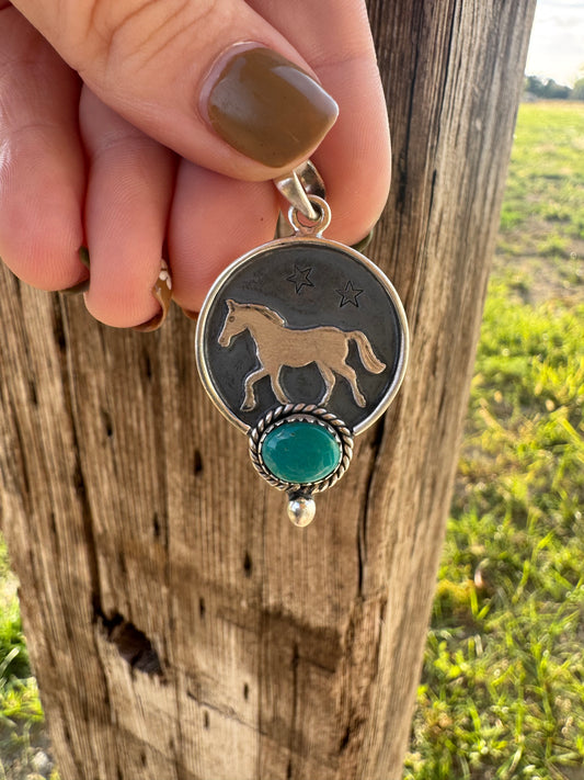 Kingman Horse Pendant