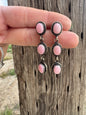 Pink Conch Dangles