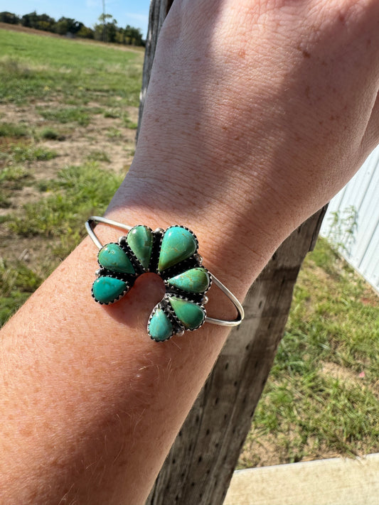 Turquoise Naja Cuff