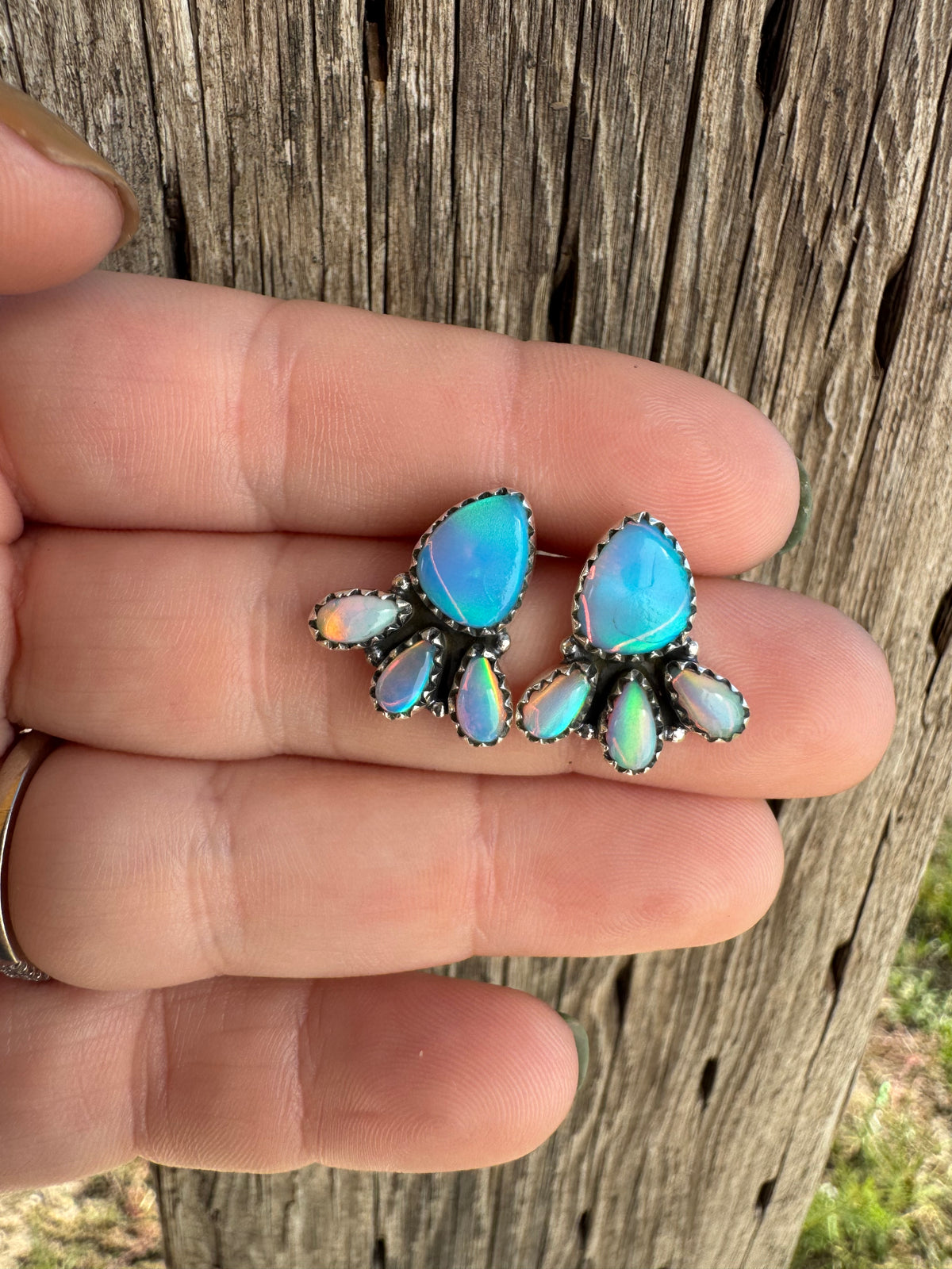 Aurora Opal Earrings