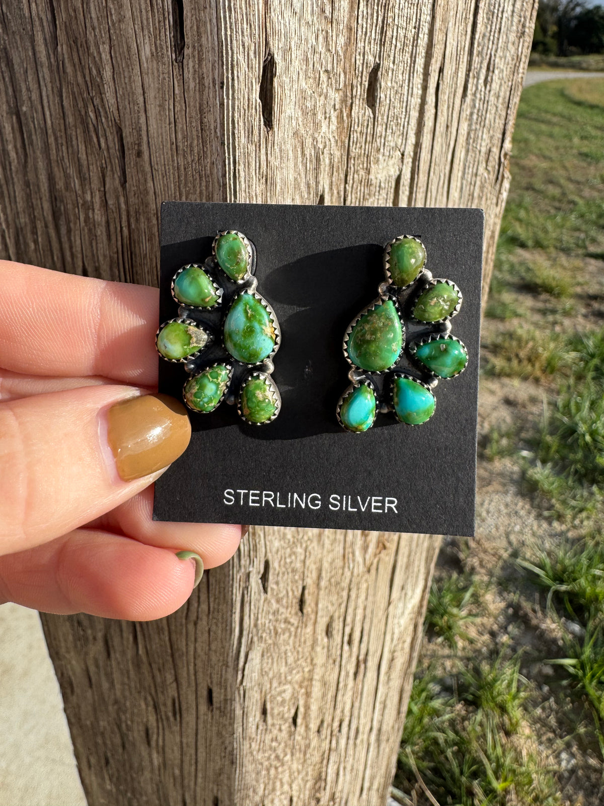 Sonoran Gold Half Clusters Earrings
